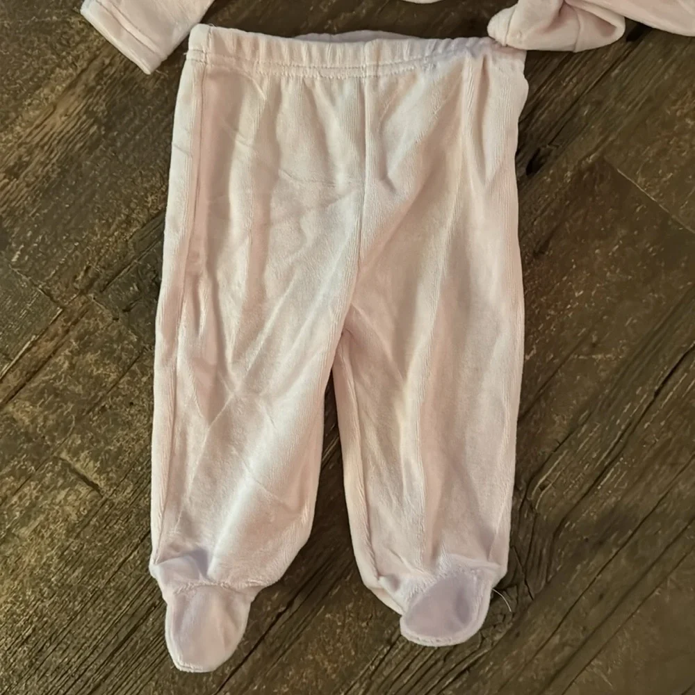 Rene Rofe Baby Owl Velour Outfit NWT